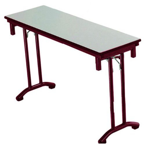 Table pliante Lyra chants surmoulés - Manutan Expert
