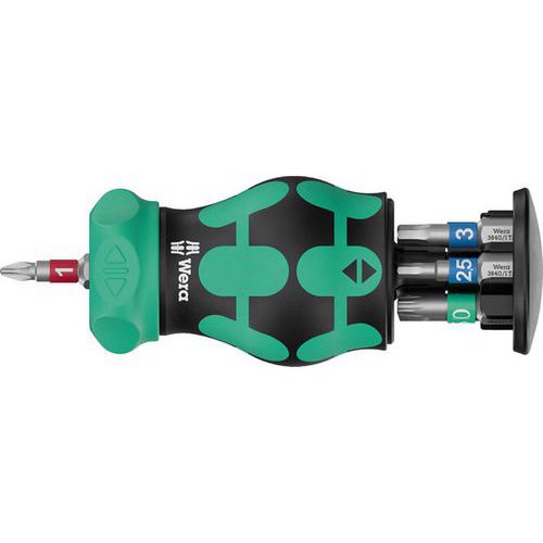 Tournevis porte-embout avec embouts 7 pièces - Bicycle Set 5 - Wera