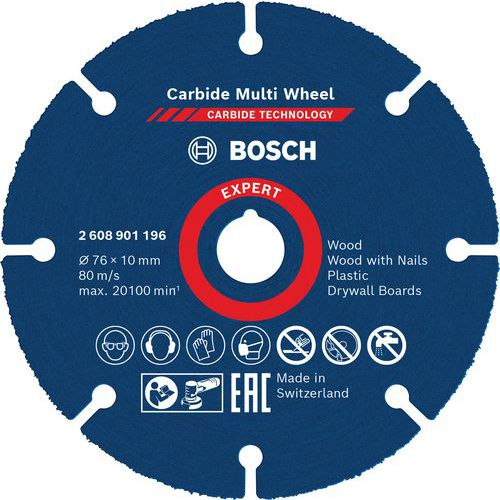 Disque à tronçonner Expert carbide multi wheel - Bosch