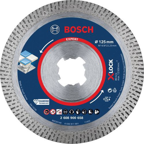 Disque diamant XLOCK céramique rigide Expert - Bosch