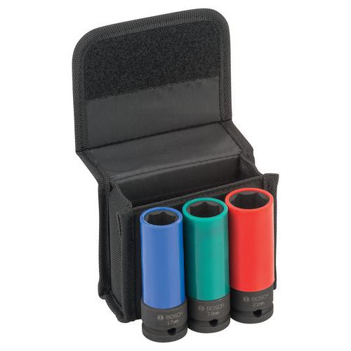 Kit de 3 douilles hexagonale impact control - Bosch Kit de 3 douilles hexagonale impact control - Bosch
