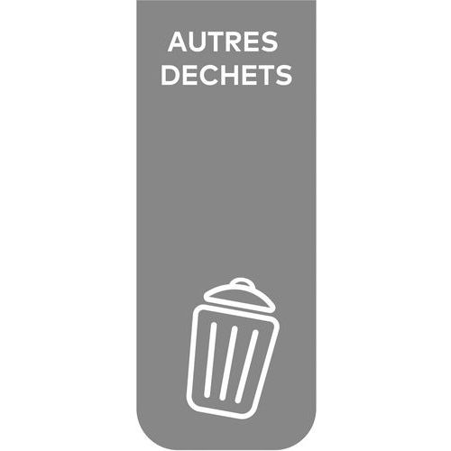 Sticker tri languette adhésif Collec - Autres déchets - Rossignol