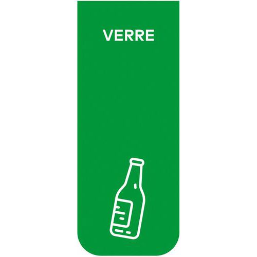 Sticker tri languette adhésif Collec - Verre - Rossignol