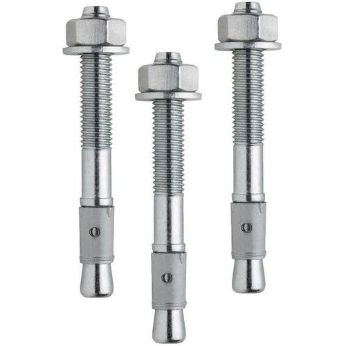 Kit de fixation au sol inox M8 Fixa - Lot de 3 - Rossignol