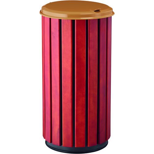 Corbeille biodéchets couvercle plein seau Zeno Access - 60L - Rossignol