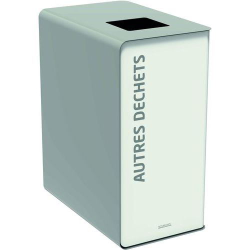 Borne de tri support sac Cubatri - Autres déchets - 90L - Rossignol