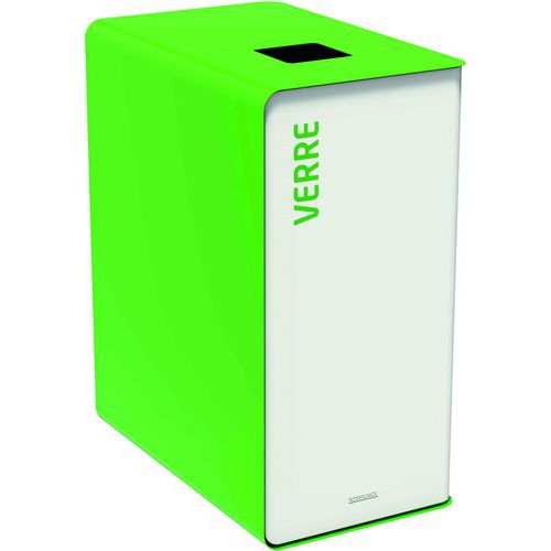 Borne de tri support sac Cubatri - Verre - 90L - Rossignol