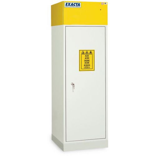 Armoire anti-corrosion HPL - Moteur d'extraction - 1 porte - Exacta