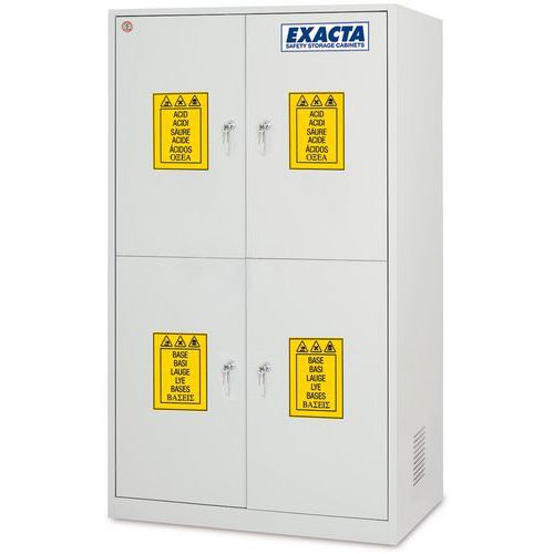 Armoire haute - 4 portes pleines - Exacta