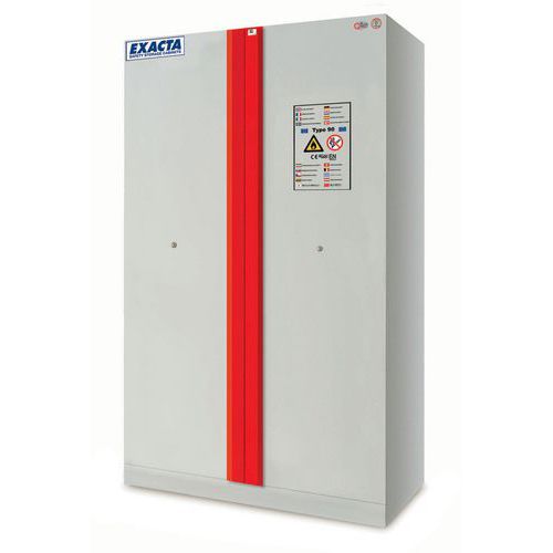 Armoire haute coupe-feu série EFO - 2 portes - 90 minutes - Exacta