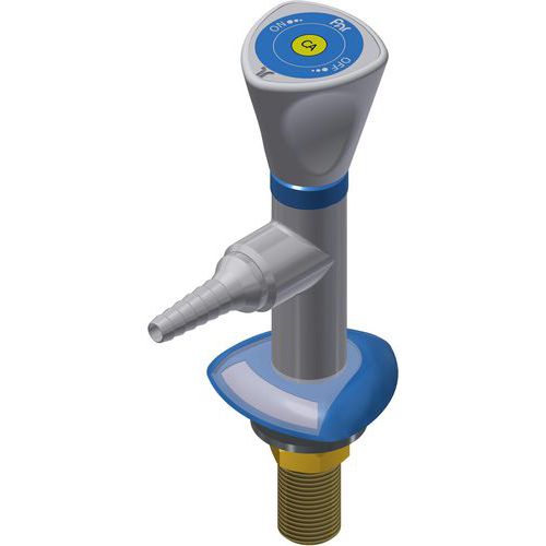 Robinet air comprimé 1 voie sur table - Asem