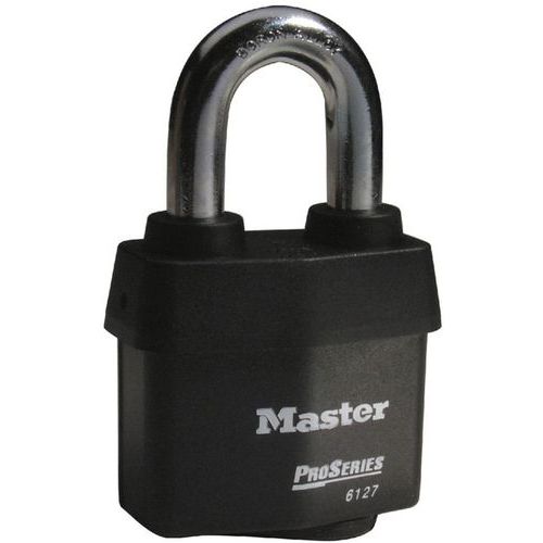 Cadenas en acier laminé avec protection thermoplastique - Master Lock