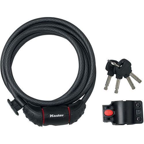 Câble antivol avec support de suspension 8130EUR - Master Lock