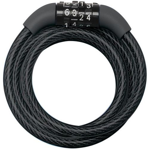 Câble antivol à combinaison fixe - 1,20m - Master Lock