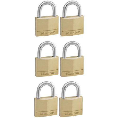 Cadenas à clé en laiton avec anse acier cémenté - Master Lock