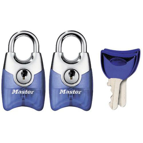 Cadenas à clé fusion 4630EUR - Bleu- Master Lock