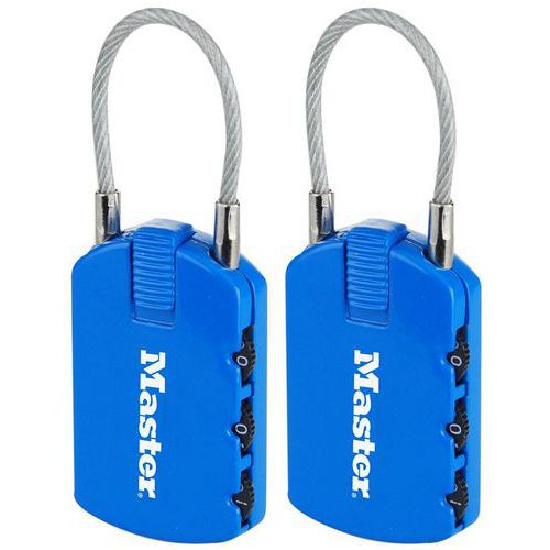Cadenas à combinaison porte-adresse multicolor 4684EUR - Master Lock