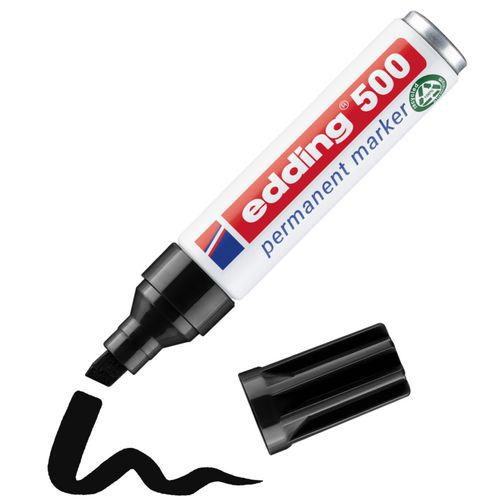 Marqueur permanent Edding 500 - Pointe biseautée