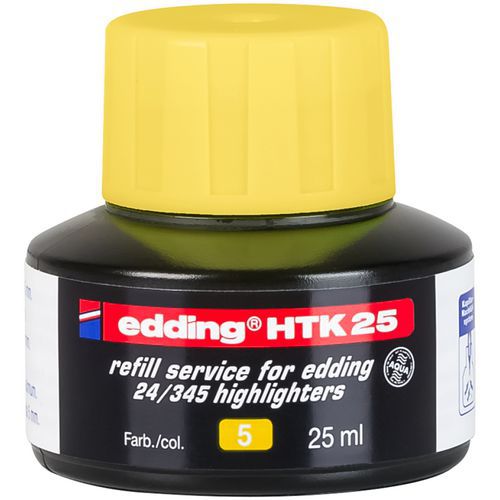 Recharge HTK25 pour surligneur e24 ecoline - EDDING