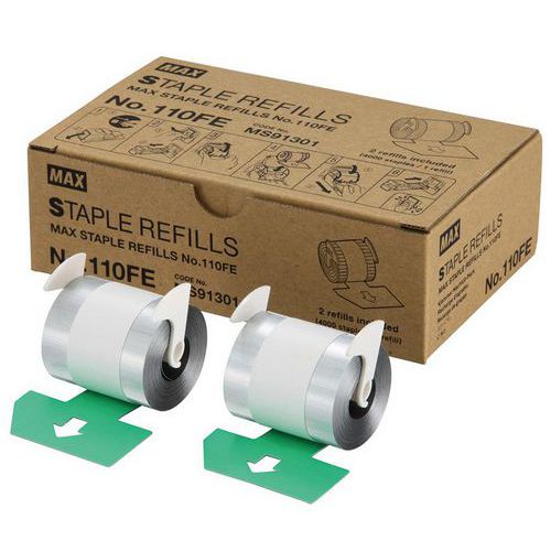 Boite de 4000 agrafes pour agrafeuse électique MAX EH110F - Max