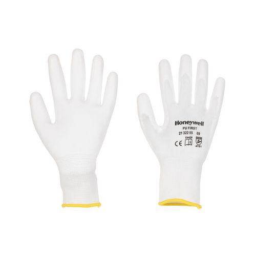 Gants PU First White