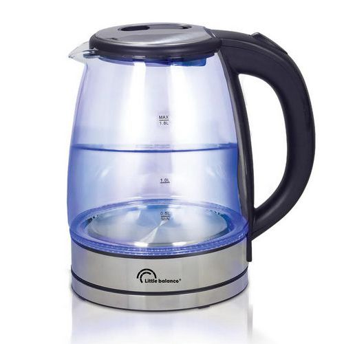 Bouilloire Verre/Inox 2000W