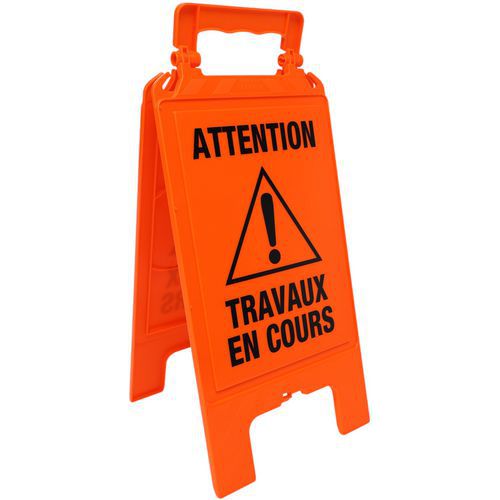 Chevalet orange fluo