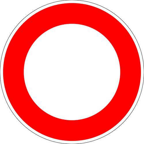 Panneau de signalisation Circulation interdite - Kelias