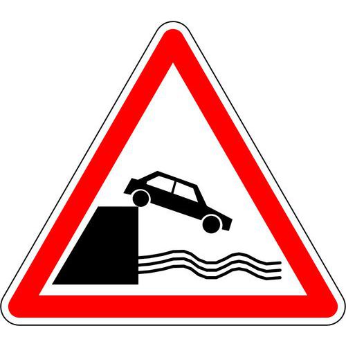 Panneau de signalisation Débouché sur un quai - Kelias