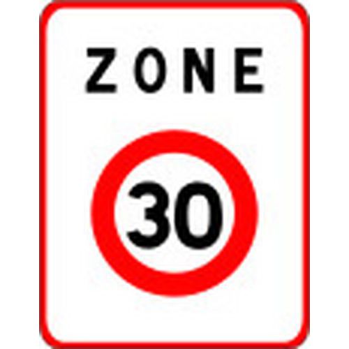 Panneau de signalisation Entrée zone 30km/h - Kelias