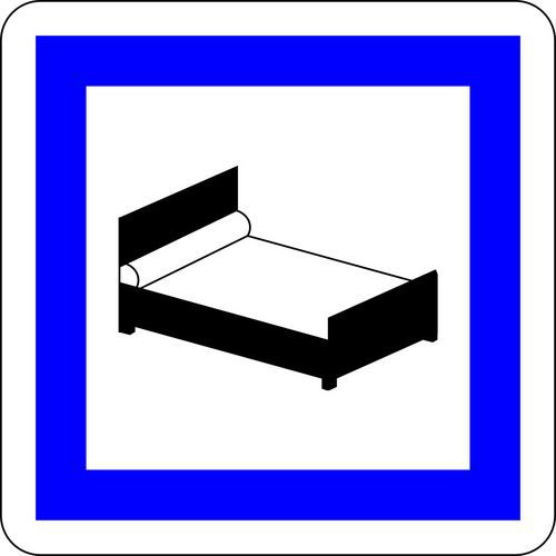 Panneau de signalisation Hotel - Kelias