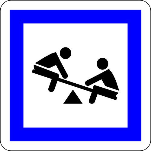 Panneau de signalisation Jeux d'enfants - Kelias
