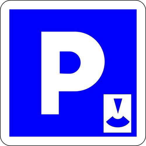 Panneau de signalisation Parking gratuit avec disque - Kelias