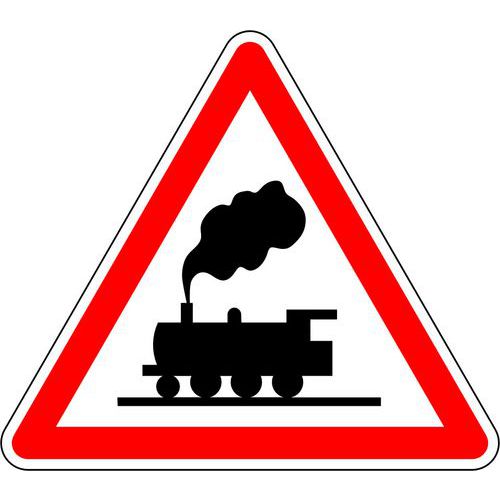 Panneau de signalisation Passage à niveau sans barrières - Kelias
