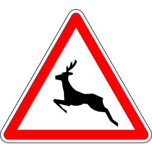 Panneau de signalisation Passage animaux sauvages - Kelias