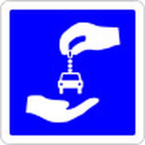 Panneau de signalisation Réservé autopartage - Kelias