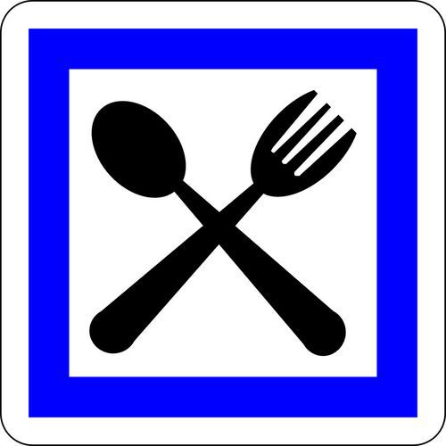 Panneau de signalisation Restaurant - Kelias