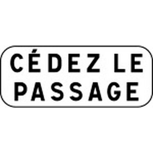 Panonceau Cédez le passage - Kelias
