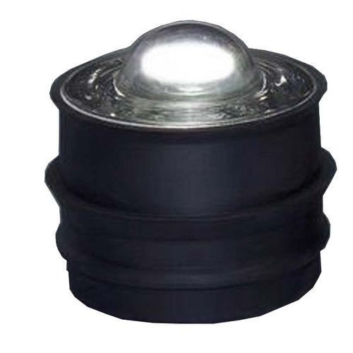 Plot de bordure inerte en verre - Blanc - Ø50mm - Kelias