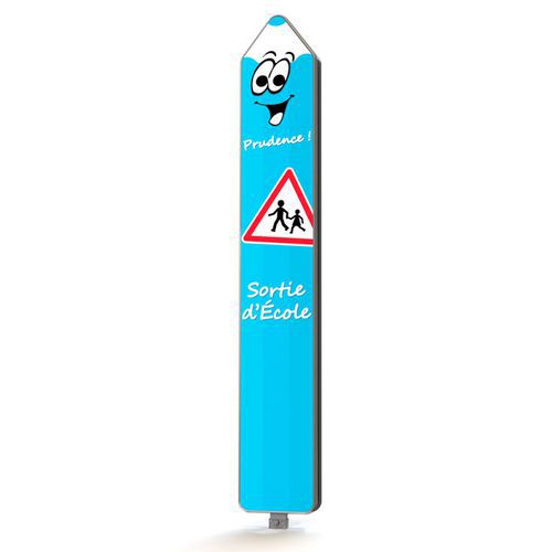 Totem crayon Dx3 CL2 - 400X2500mm - Double face - Kelias
