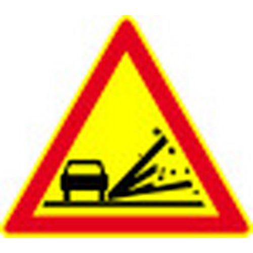 Panneau de chantier lumineux Projections gravillons - Kelias