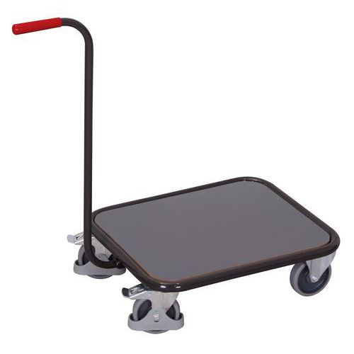 Chariot col de cygne plateau bois - Capacité 250 kg