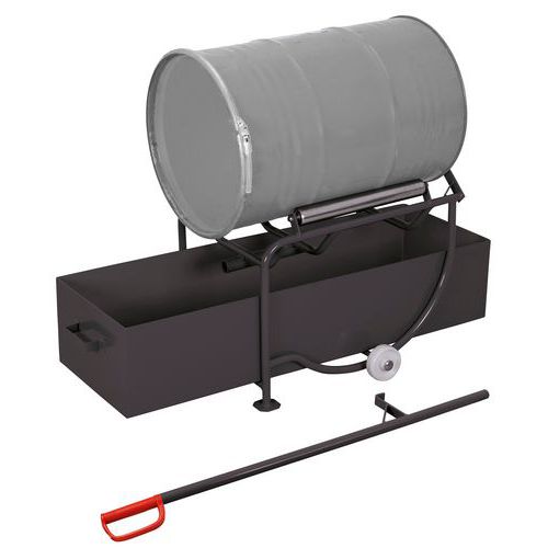 Basculeur de fûts avec cuve de rétention d'un volume de 203L