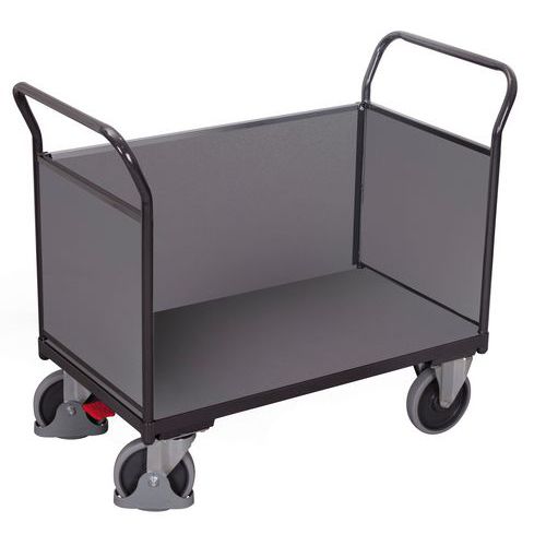 Chariot 3 panneaux bois