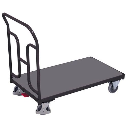 Chariot à dossier tubulaire