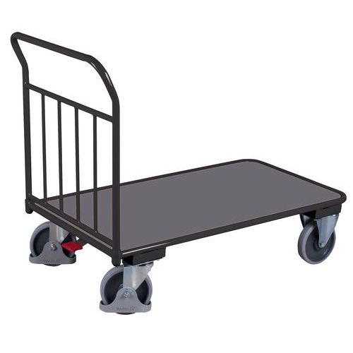 Chariot à dossier tubulaire avec tubes verticaux