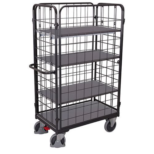 Chariot à étagères hauté