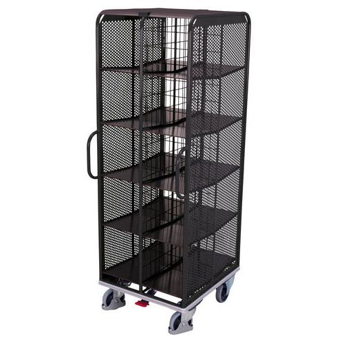 Chariot porte-documents avec 20 casiers