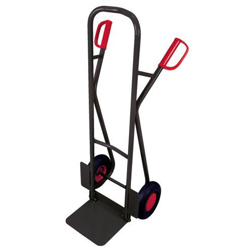 Diable en tube d'acier avec pelle repliable