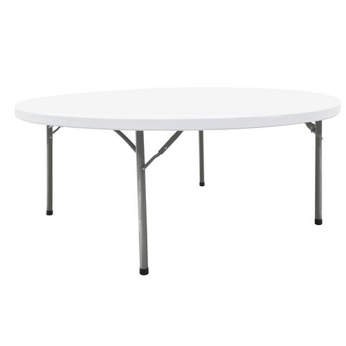 Table ronde pliante - 183 cm - Furnitrade